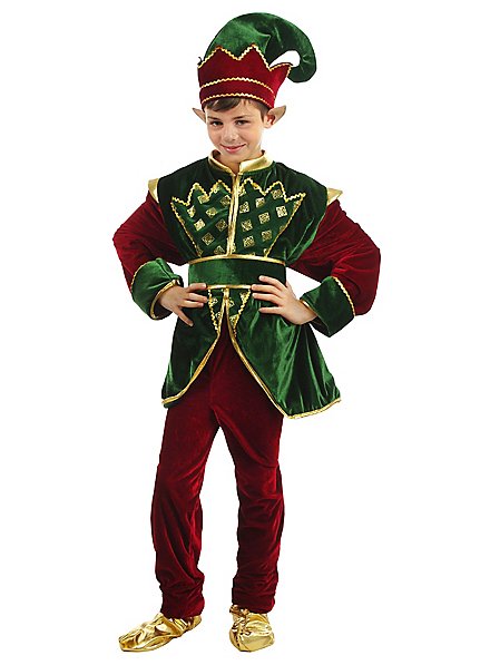 Déguisement d'elfe de Noël pour enfants