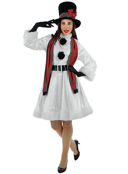 Déguisement d'hiver de dame de neige