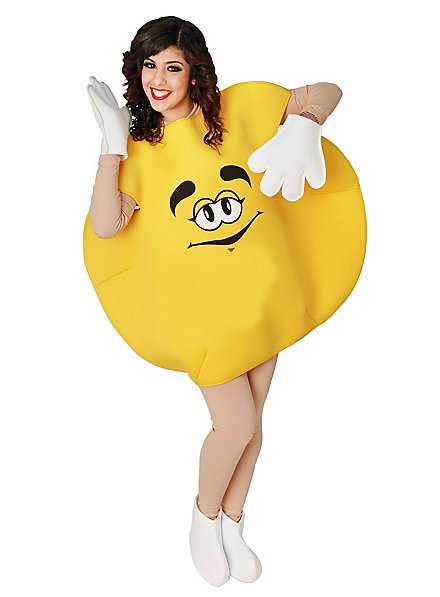 Déguisement jaune de bonbon au chocolat