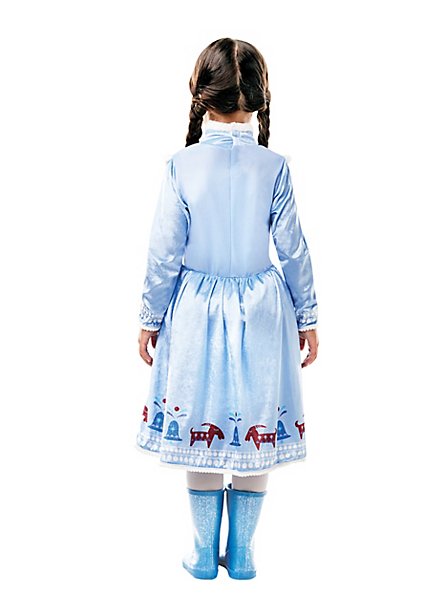 Déguisement robe d'Anna La Reine des neiges pour enfant ...