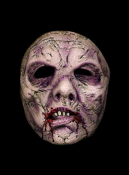 Demi-masque de zombie affamé en latex