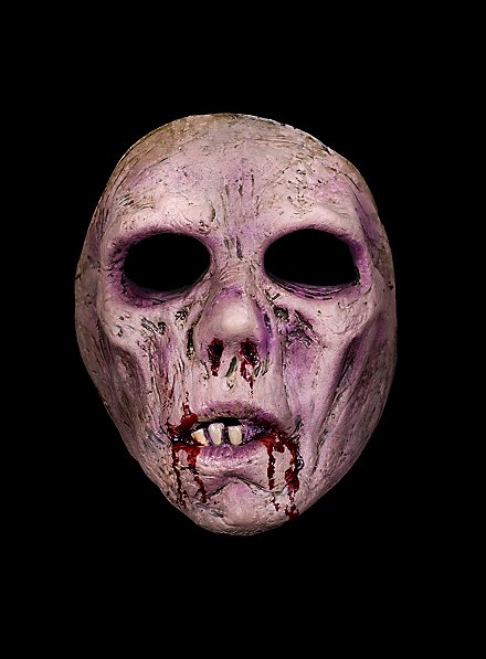 Demi-masque de zombie sans âme en latex