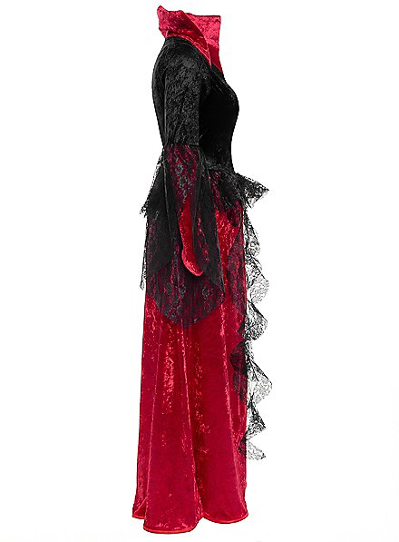 strapless open back dress Scarlet Red Tier Dress