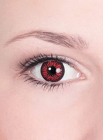 Dark Red Contact Lenses Demon