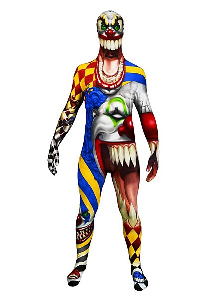 Der Clown Morphsuit Ganzkörperkostüm