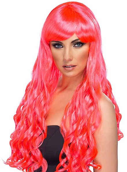 Desire longhair wig pink