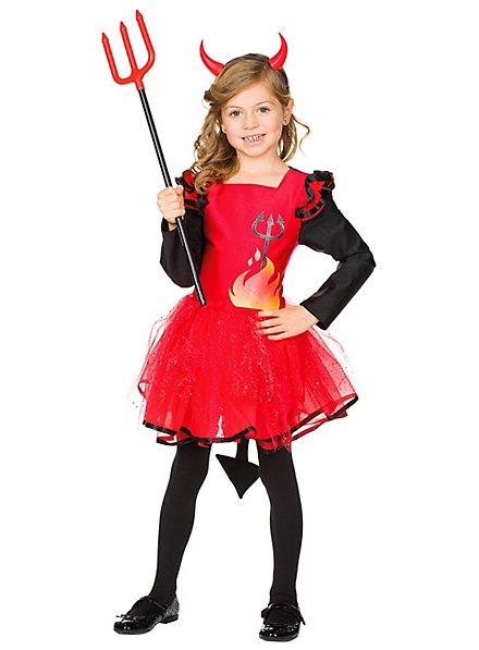Devil dress kids costume