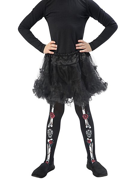 Dia De Los Muertos Strømpebukser Til Børn