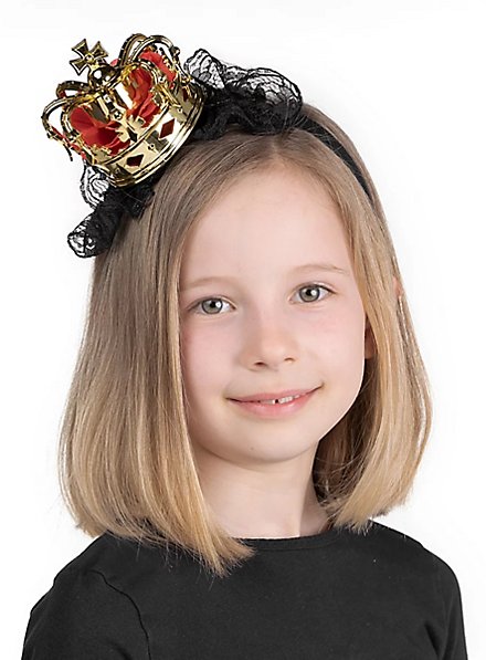 Diadema con corona dorata per bambini
