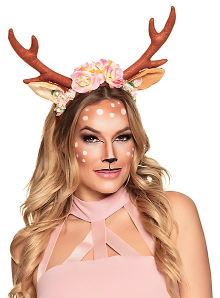 Diadema De Reno Rosado