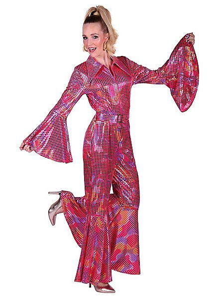 Disco catsuit pink