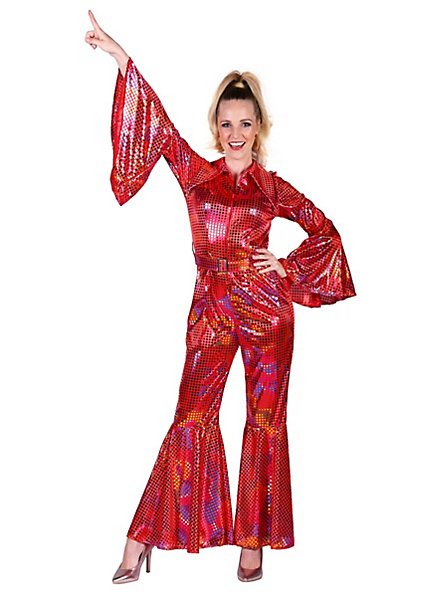 Disco Catsuit rot