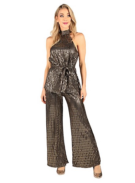 Disco Diva Dress Gold - maskworld.com