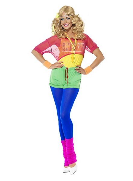 Aerobic Disfraz De 80s Mujer Gimnasta Disfraces De Lo 80 DISFRAZ