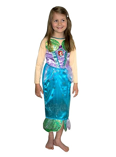 Disney princess Arielle glitter costume for kids - maskworld.com