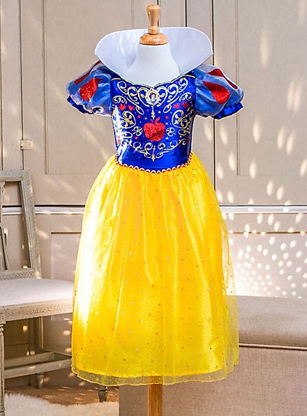 Disney Princess Snow White Glitter Costume for Kids - maskworld.com Disney Princess Snow White Glitter Costume for Kids - maskworld.com