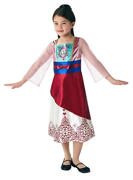 Disney Prinzessin Mulan Glitzerkleid für Kinder