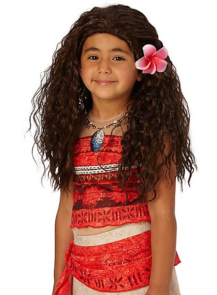 Disney's Vaiana wig for kids - maskworld.com