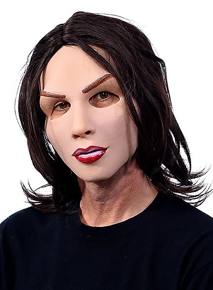 Diva Brunette Latex Full Mask
