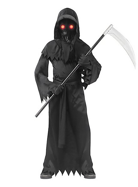 Døden Børnekostume Med Lysende Øjne