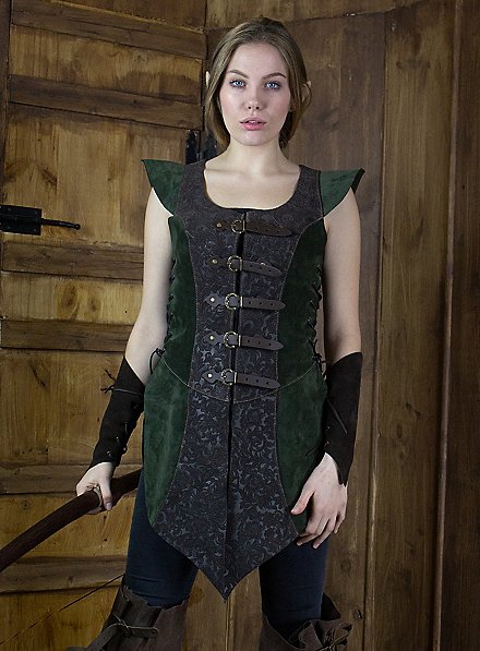 Gilet en cuir de Thor, costume d'Halloween de Thor pour adultes