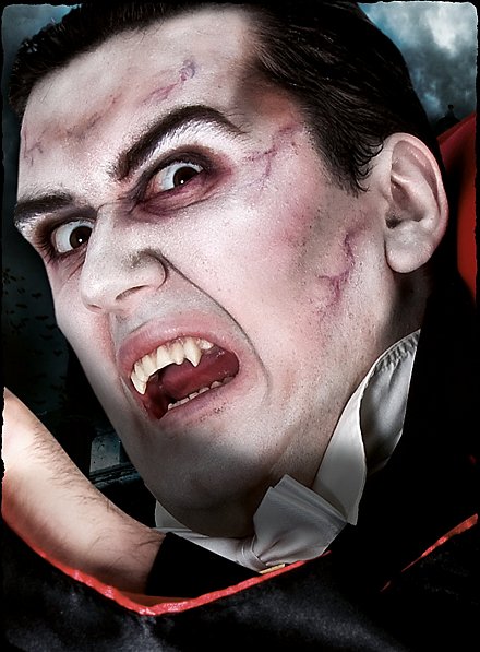 HALLOWEEN VAMPIRE FANGS PUTTY FAKE BLOOD FANCY DRESS DRACULA PARTY ACCESSORY 