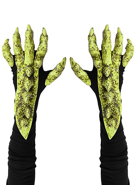 Dragon claws gloves green