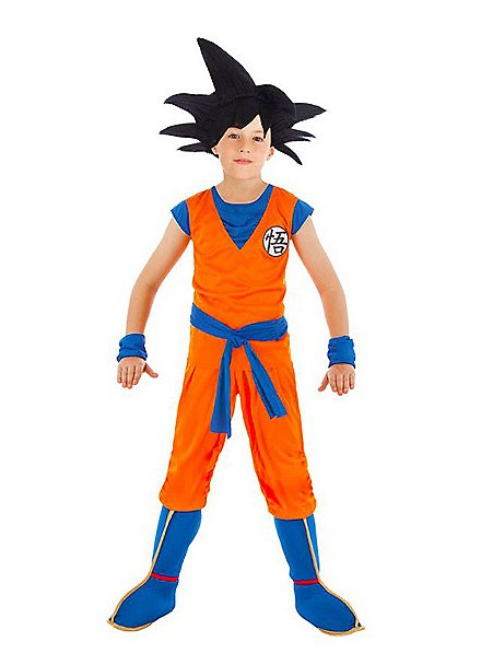 Kids Dragon Ball Goku Costume Super Saiyan Costume with Wig Halloween  Costume for Kids 