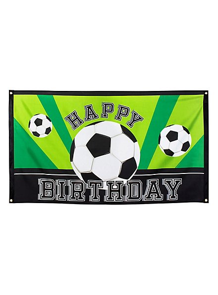 Drapeau de football "Happy Birthday