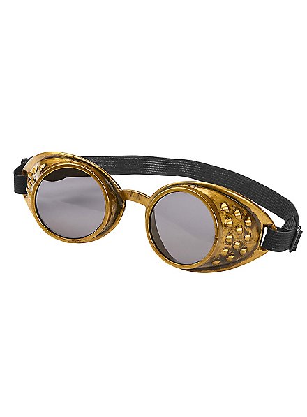 Eenvoudige Steampunk Bril Brons