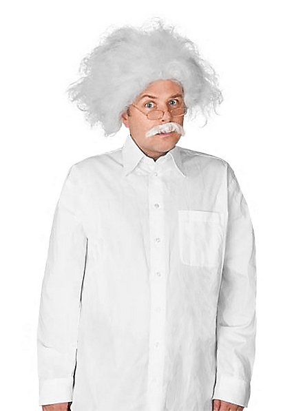 Einstein wig and beard
