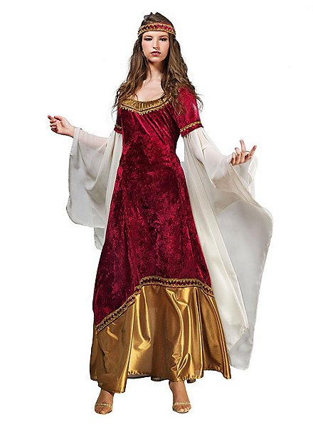Elf Princess Costume red-gold - maskworld.com