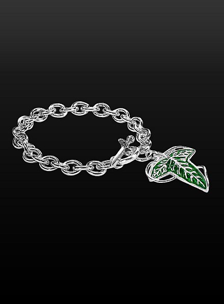 Elven Leaf Charm Bracelet 