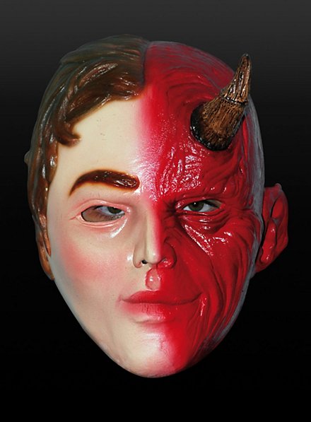 Engel & Teufel Maske aus Latex
