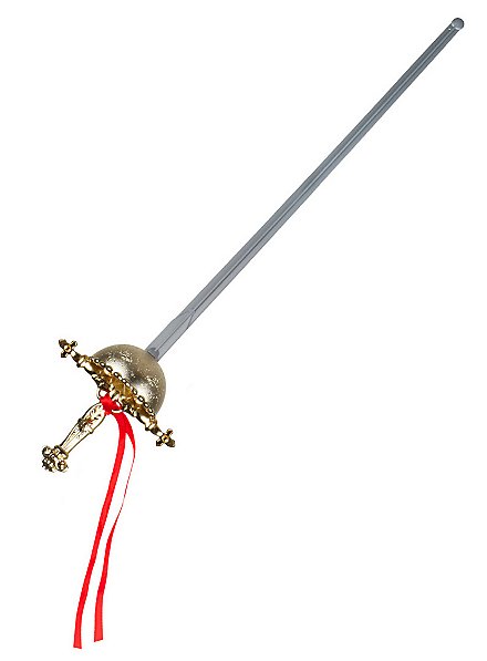 Epée de mousquetaire en plastique 58 cm