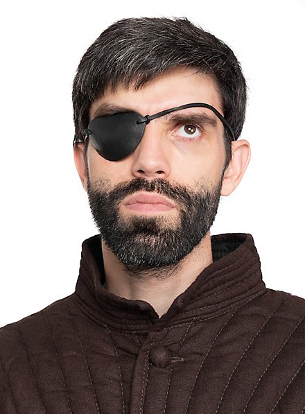 Eye patch for pirates made from real leather