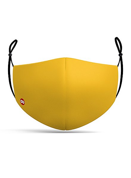 Fabric mask yellow