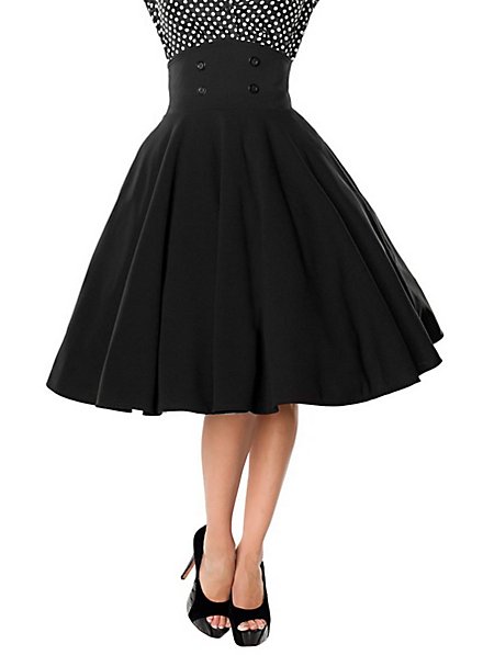 Falda Circular Negra