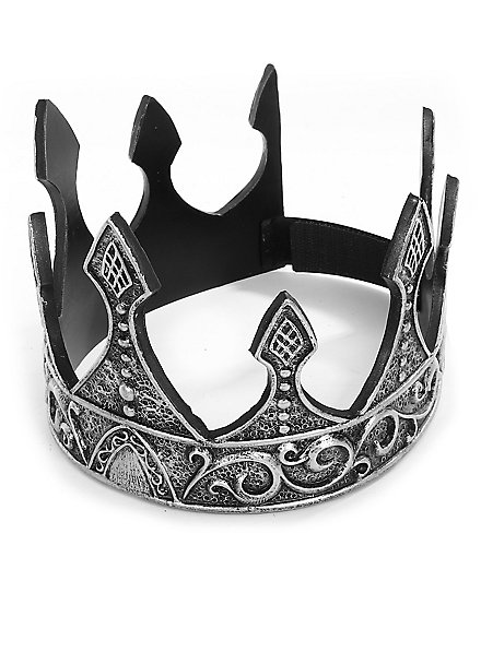 Fantasy crown of princes silver - maskworld.com