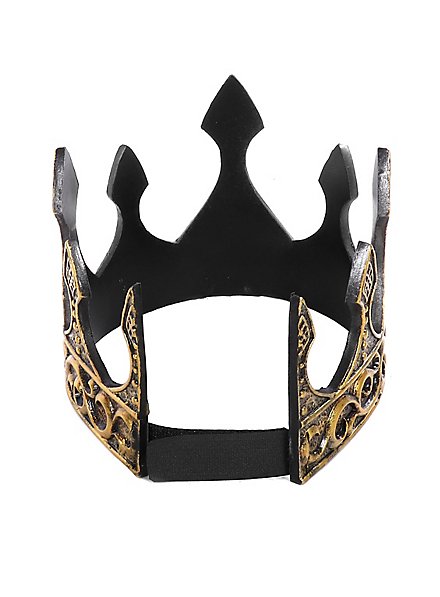 Fantasy ruler crown plastic gold - maskworld.com