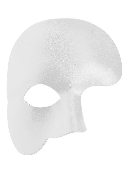 Fantôme blanc Masque en cuir vénitien