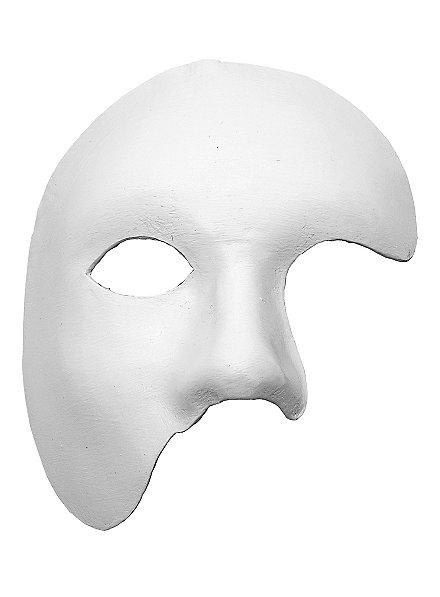 Fantôme blanc Masque en cuir vénitien