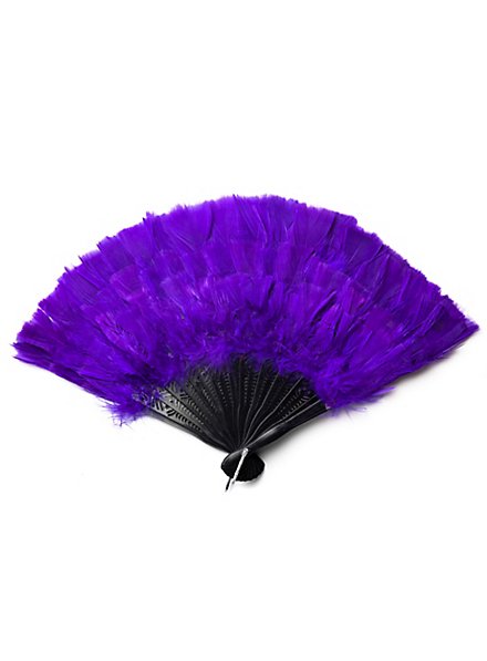 Feather Fan purple 