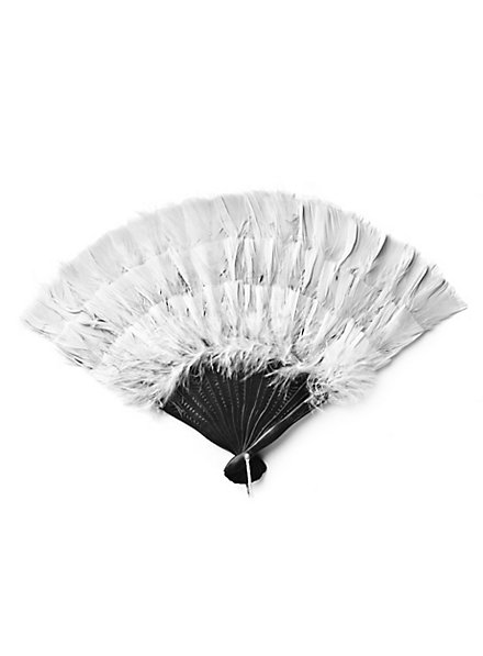 Feather Fan white 