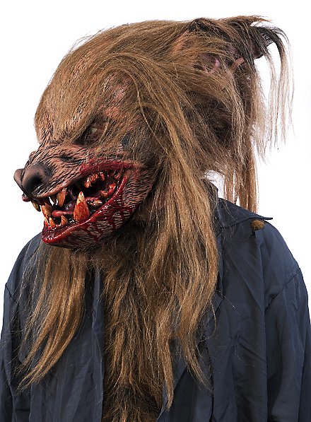 Feral Werewolf Mask brown