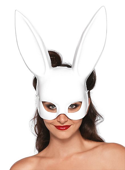 Fetish Bunny Half Mask white
