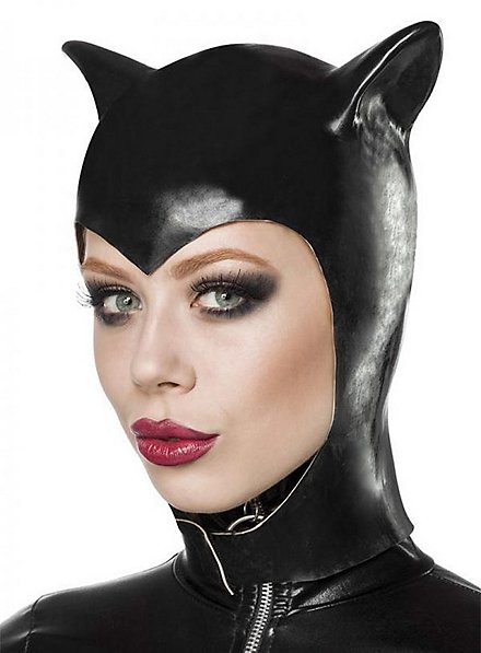 Fetish cat rubber mask