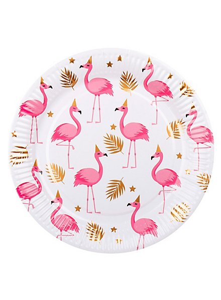 Flamingo paper plate 6 pieces