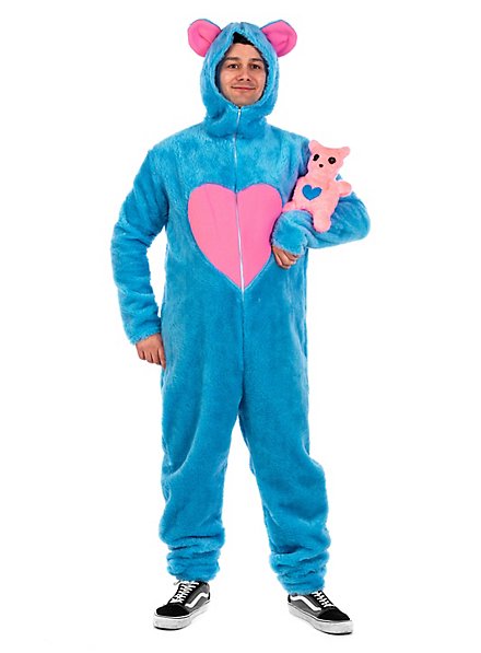 Fluffy Bear blue Costume