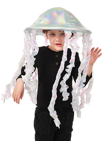 Fluorescent jellyfish headgear - maskworld.com
